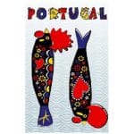 Microfiber Sardines Beach Towel 180 x 100 cm