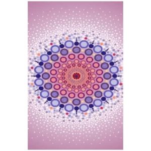 Microfiber Mandala Circles Beach Towel 180 x 100 cm