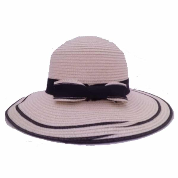 Light Pink Lady’s Capeline with Straw Bow