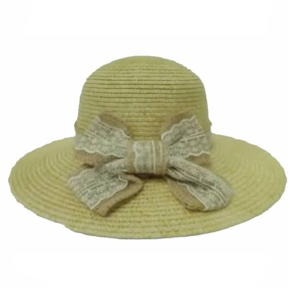 Light Beige Large-Tinted Lady’s Capeline