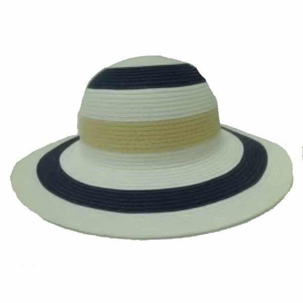 Wide-Stripe Lady’s Capeline