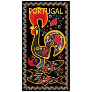 Galo de Barcelos Microfiber Beach Towel 180 x 100 cm
