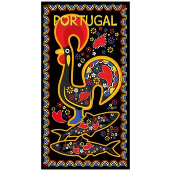 Galo de Barcelos Microfiber Beach Towel 180 x 100 cm