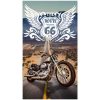 Route 66 Microfiber Beach Towel 180 x 100 cm