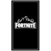 Black Fortnite Microfiber Beach Towel 180 x 100 cm