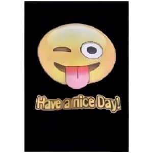 Smile Microfiber Beach Towel "Have a Nice Day" 180 x 100 cm