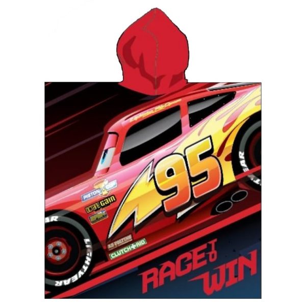 Cars Beach Poncho Child Polyester 55 x 55 cm - Back