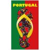 Portugal Flag Flip Flops Microfiber Beach Towel 180 x 100 cm