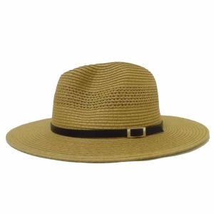 Yellow Man Hat With Flat Brim