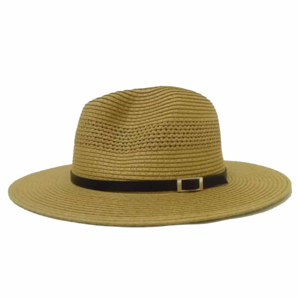 Yellow Man Hat With Flat Brim