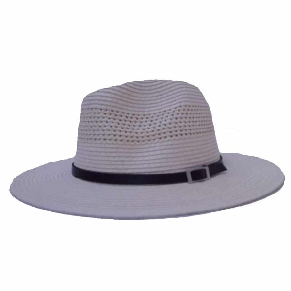 White Man Hat With Flat Brim