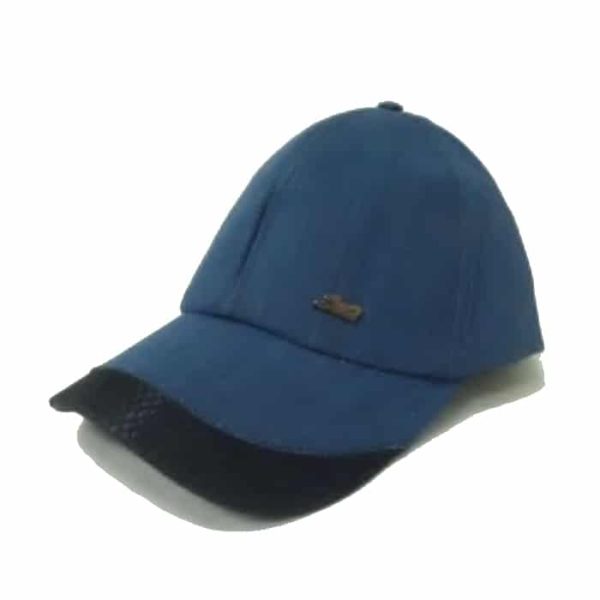 Blue Sport Badge Fabric Cap
