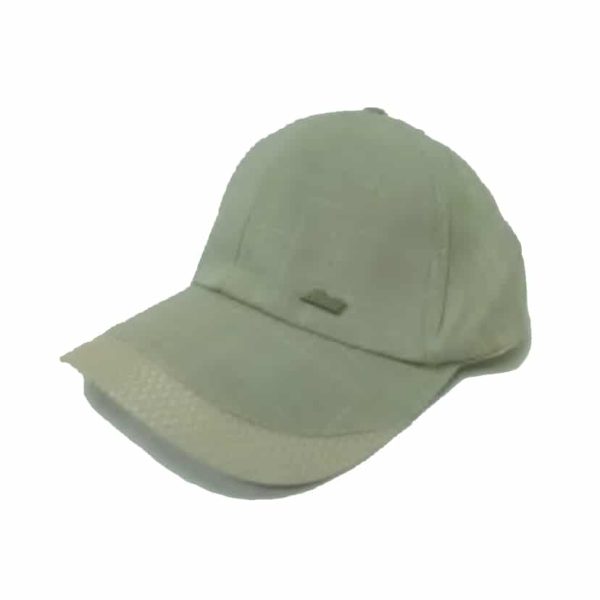 Gray Sport Badge Fabric Cap