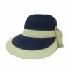 Blue Lady’s Hat Tuide Bow in the Back