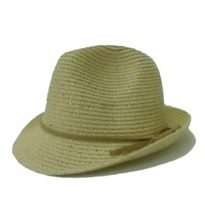 Beige Flat Small Flappy Sequined Hat