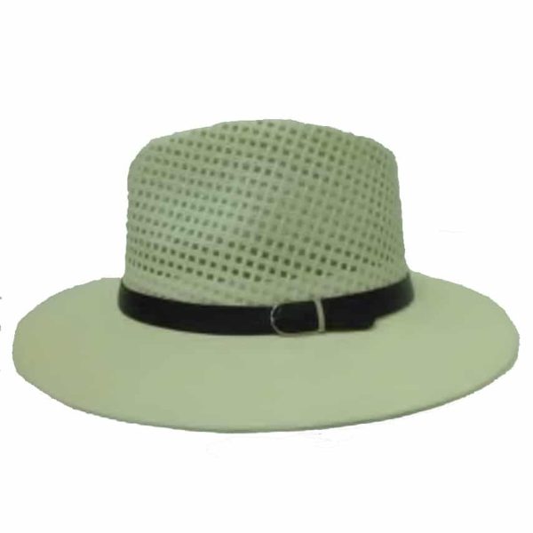 White Man’s Hat with open Cup and Black Ribbon