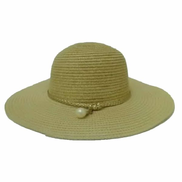 Beige Lady Capline with Tinted Cup and Golden Braid