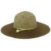 Brown Lady Capline with Tinted Cup and Golden Braid