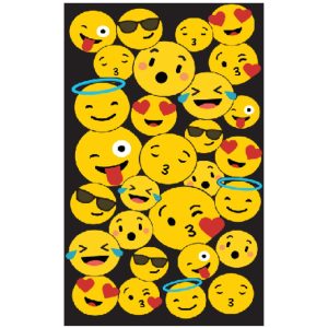 Emojis Microfiber Beach Towel 180 x 100 cm