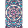Mandala Lilac Microfiber Beach Towel 180 x 100 cm