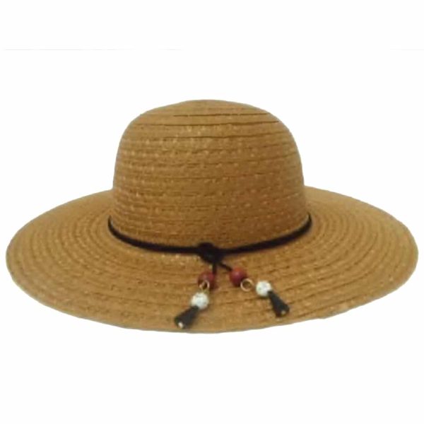 Brown Lady’s Capline with Decorative Elements