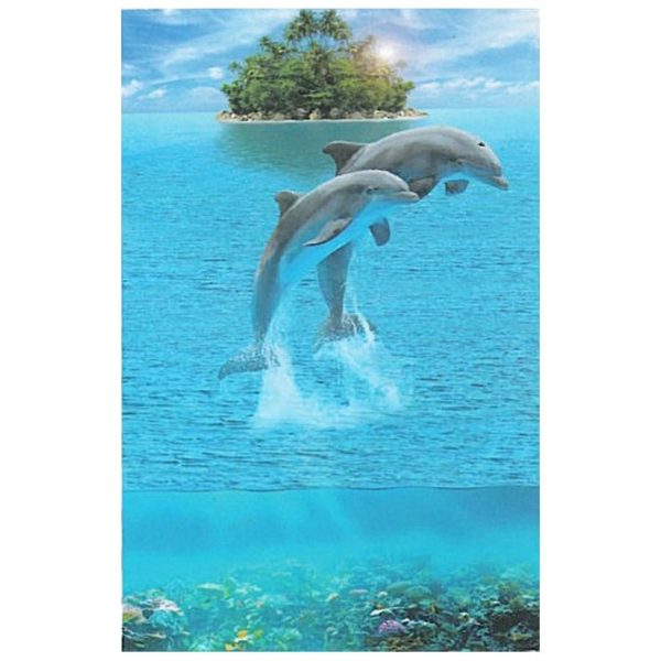 Jumping Dolphins Microfiber Beach Towel 180 x 100 cm