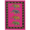 Indian Elephants Microfiber Beach Towel 180 x 100 cm