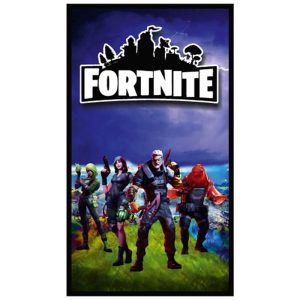 Fortnite Microfiber Beach Towel Blue Landscape Background