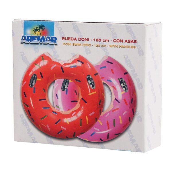 Large Donut Inflatable Float Box with Handles Aremar #60042