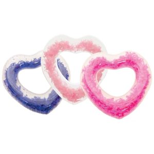 Inflatable Heart Float with Feathers Aremar #60086 #60087 #60088