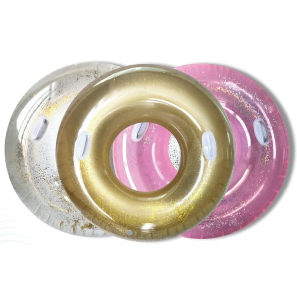 Large Inflatable Float with Glitter and Handles Aremar #60023