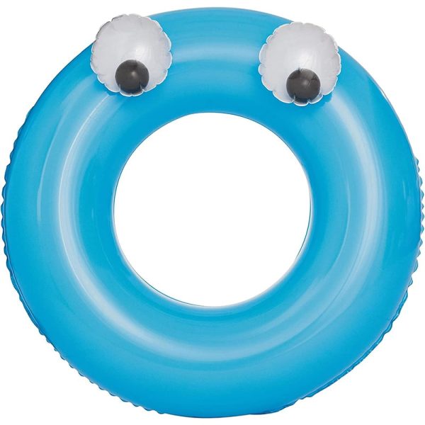 Blue Bestway Inflatable Eyes Big Ring #36119