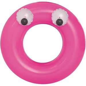 Pink Bestway Inflatable Eyes Big Ring #36119