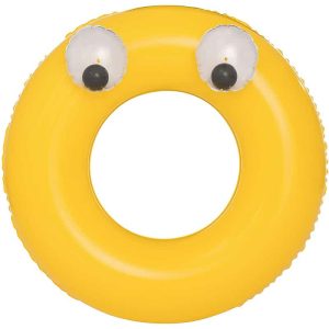 Yellow Bestway Inflatable Eyes Big Ring #36119
