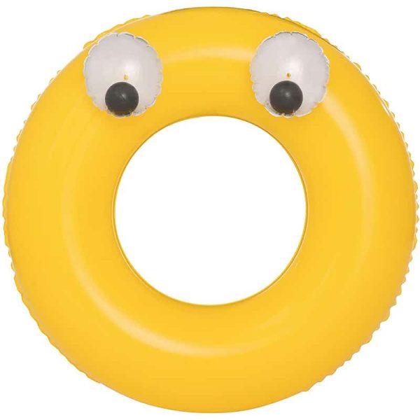 Yellow Bestway Inflatable Eyes Big Ring #36119