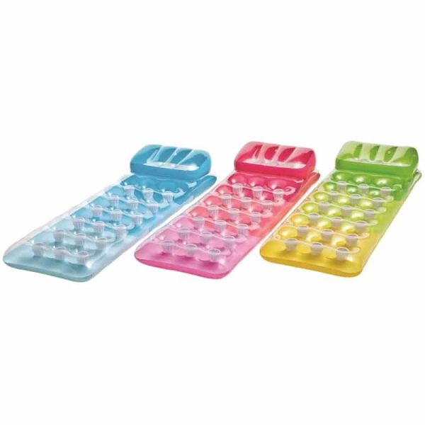 Intex Colored Inflatable Cup Mattress with Cushion #58890