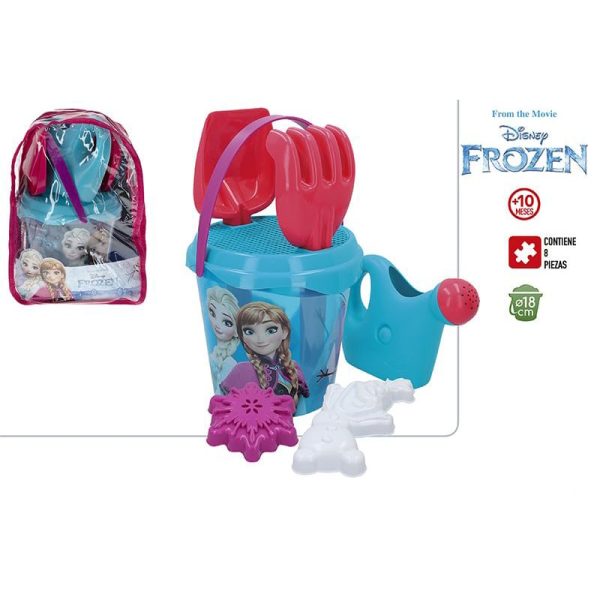 Frozen Backpack with Beach Bucket Set and Disney Accessories