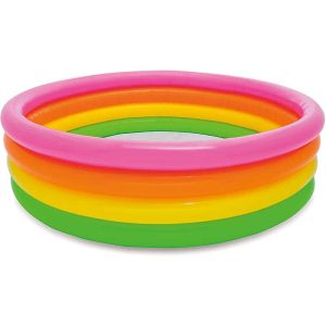Intex Inflatable Pool 3 Colorful Rings 168 cm #56441