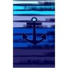 Anchor Stripes Microfiber Beach Towel