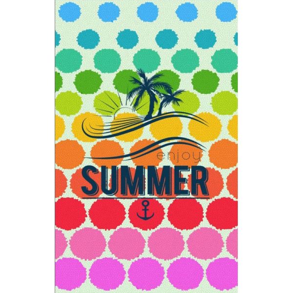 Colorful Summer Microfiber Beach Towel