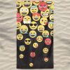 Microfiber Beach Towel Emoticons