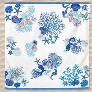 Large Indian Sea Life Towel 240 x 210 cm