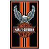 Harley Davidson Eagle Microfiber Beach Towel