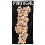 Microfiber Beach Towel Map Portugal Conchas