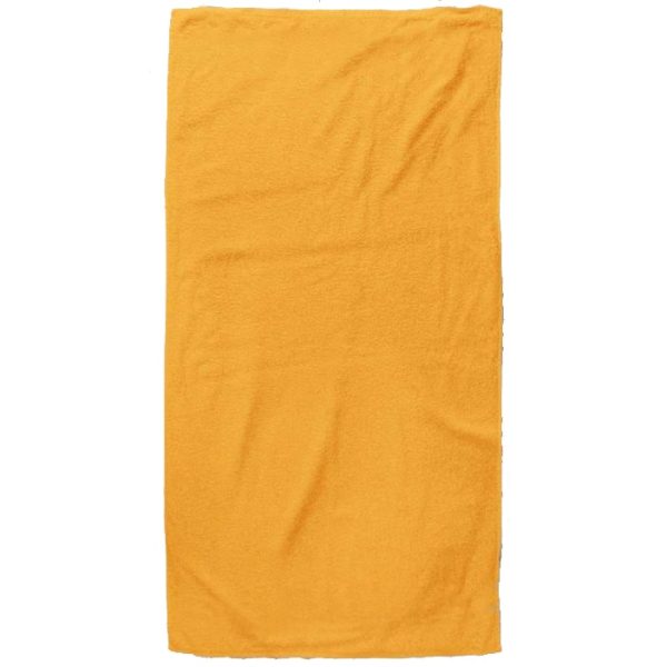 Yellow Plain Microfiber Beach Towel