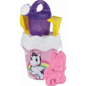 Unicorn Beach Bucket with Watering Can Set