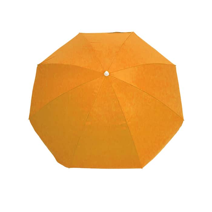 UV Protection Polyester Umbrella 1.76 m Resistant with Orange Half Moon