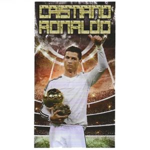 Cristiano Ronaldo Ballon d'Or Microfiber Beach Towel