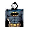 Children's Beach Poncho Polyester Batman Front