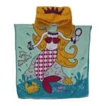 Mermaid Polyester Children's Beach Poncho
